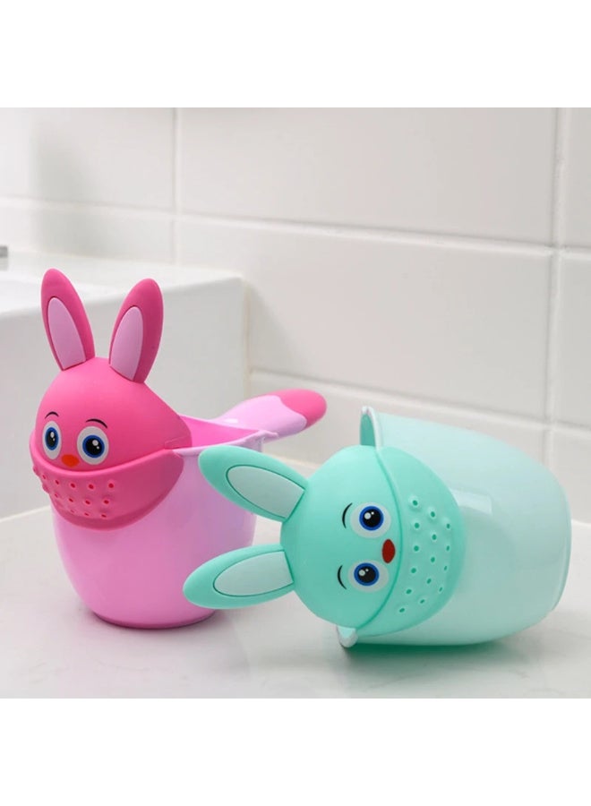 MiniMe Toddler Waterfall Rinse Cup | 12–60 Months | Mint Green | BPA-Free Plastic & Soft Silicone | Tear-Free Easy Pouring Spout | Safe & Non-Toxic Materials | Encourages Bath Time Play - Image 3
