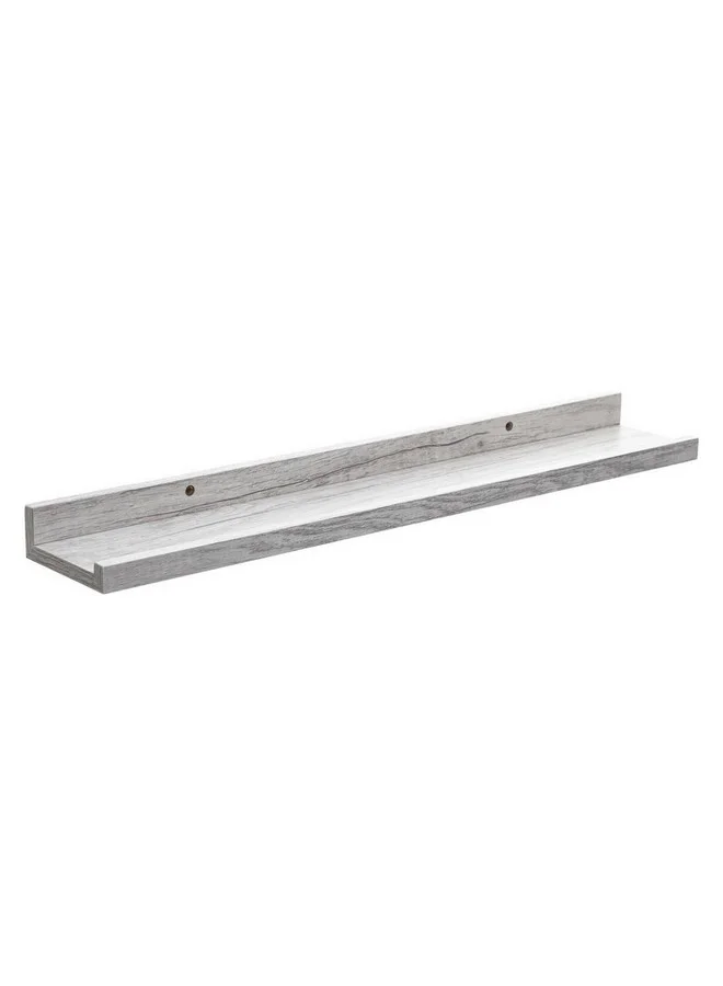 Five Simply Smart Fixy High Quality Wall Shelf Grey Oak 4 x 10 x 58 cm 160411D