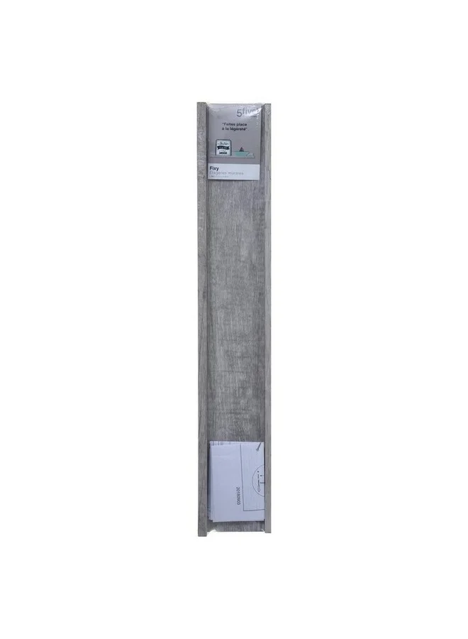 Five Simply Smart Fixy High Quality Wall Shelf Grey Oak 4 x 10 x 58 cm 160411D