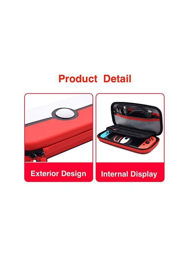 Carrying Case for Nintendo Switch, Pokémon Travel Case Protective Hard Case for Nintendo Switch Console and Accessories - Image 3