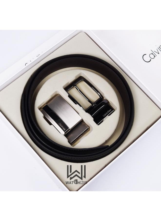 CALVIN KLEIN JEANS PLUS Calvin Klein leather Belt 