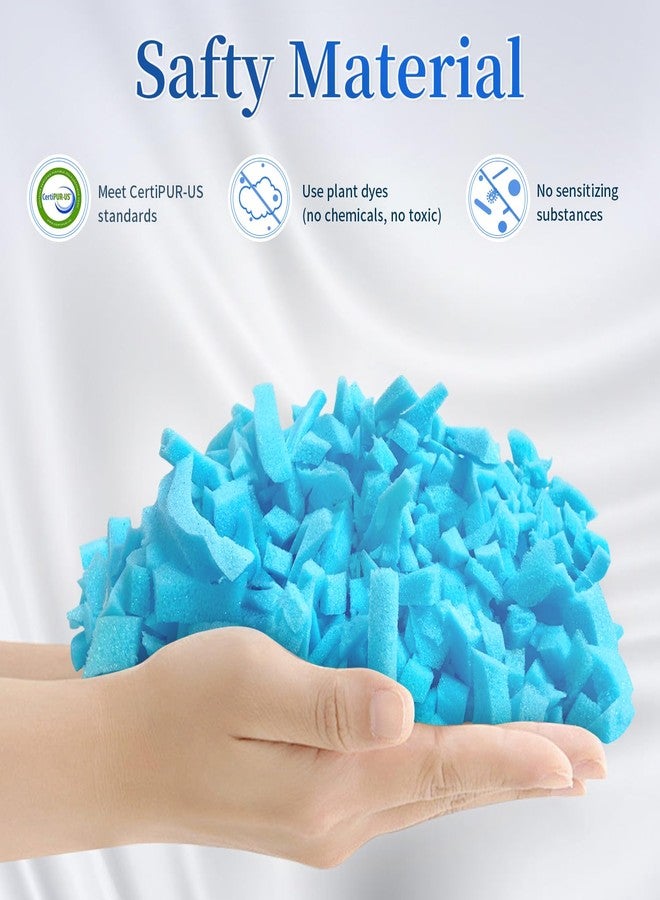 Jecqbor Bean Bag Filler, 5 lbs Shredded Memory Foam Filling, Soft Pillow Stuffing Bean Bag Refill Foam for Couch, Cushion, Stuffed Animals, Dog Bed, Arts Crafts - Image 2