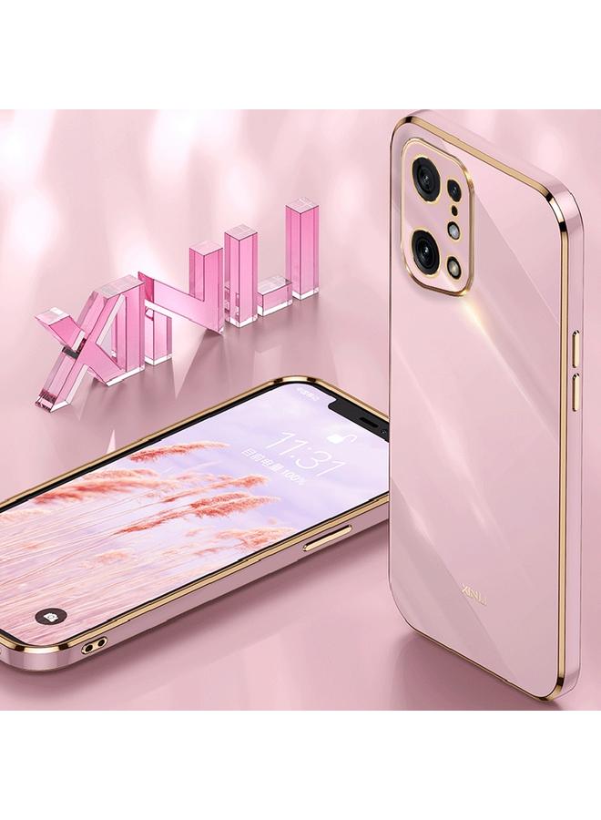 S-TOP Case For OPPO Find X5 XINLI Straight Edge 6D Electroplate TPU Phone Case - Image 3
