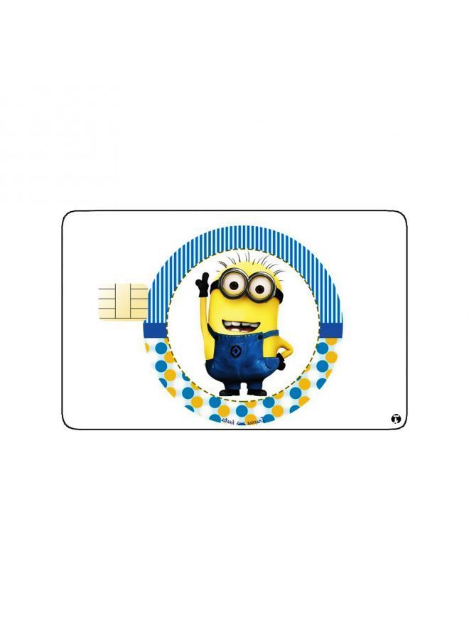 RKN PRINTED BANK CARD STICKER Animation Bob From The Minions By Illumination - Image 1