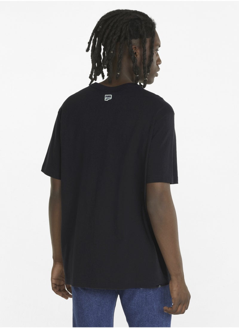 PUMA - Downtown Mens Graphic Crew Neck T-Shirt - Image 1