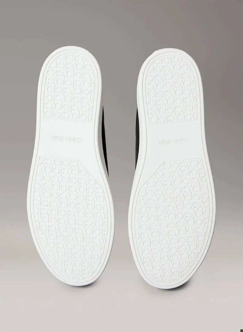 Calvin Klein Black/Bright White Low Top Trainers for Men | Best Price UAE