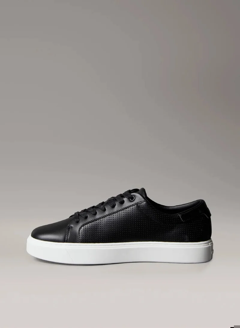 Calvin Klein Black/Bright White Low Top Trainers for Men | Best Price UAE