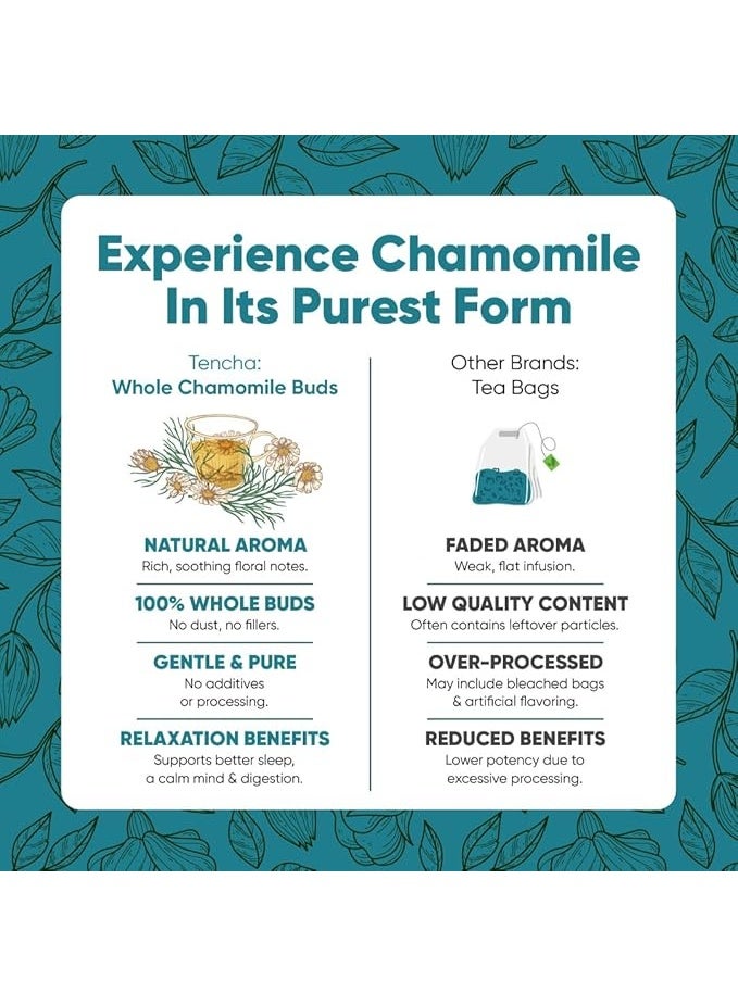 Tencha Chamomile Flower Tea 30g - Image 3