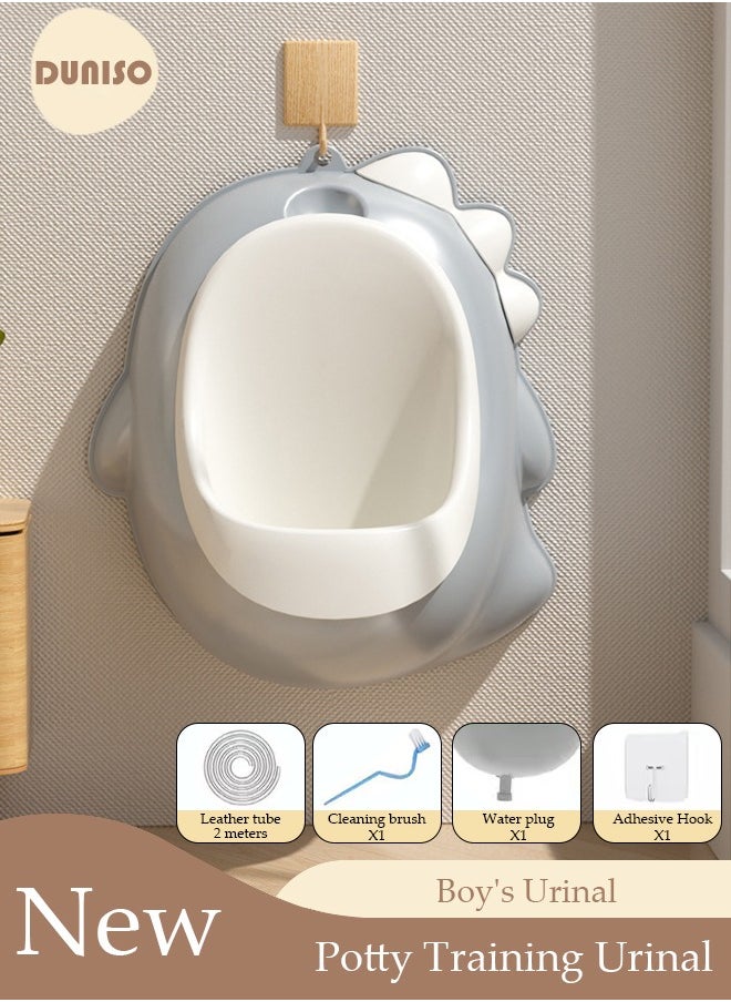 DUNISO Wall Mounted Baby Training Urinal, Portable Potty  Bathroom Trainer Standing Trainer for Baby Portable Emergency Urinal  for Boys Pee Training Tool  - Image 1