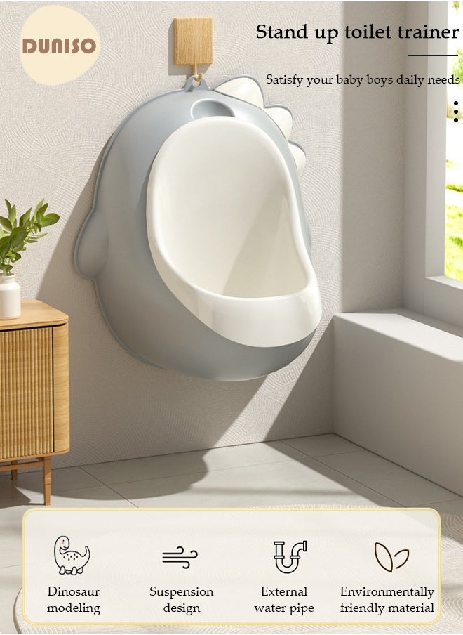 DUNISO Wall Mounted Baby Training Urinal, Portable Potty  Bathroom Trainer Standing Trainer for Baby Portable Emergency Urinal  for Boys Pee Training Tool  - Image 3