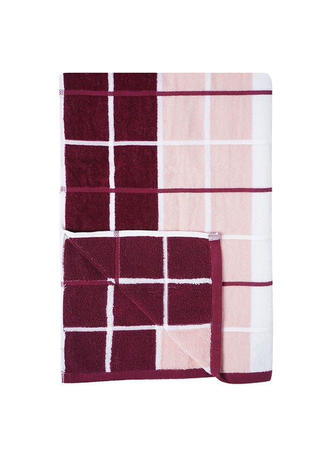 NIBEMINENT 4-Piece Bath Towel Set Multicolour 70x140cm - Image 4