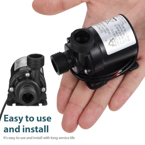 UEETEK DC 12V Brushless Submersible Water Pump 800L/H 5M for Fountain Pool Solar Circulation System Water Circulation System - Image 5