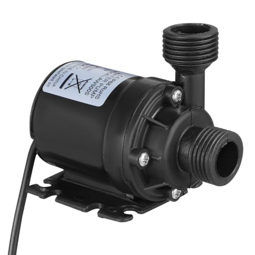 UEETEK DC 12V Brushless Submersible Water Pump 800L/H 5M for Fountain Pool Solar Circulation System Water Circulation System - Image 1