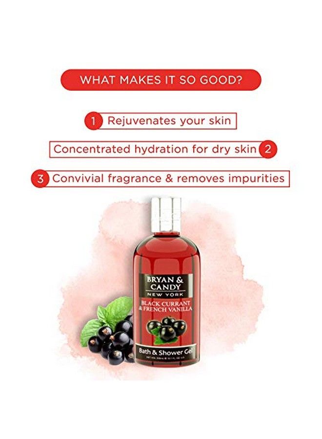 BRYAN & CANDY New York Black Currant And French Vanilla Shower Gel (300Ml) With Aloe Vera And Essential Oils. Gentle Moisturizing Body Wash For Soft Supple Skin - Image 5