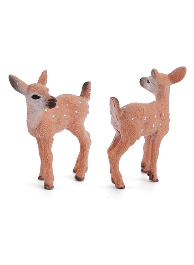 lelewu 6-Pack Premium Forest Animal Solid Static Model Figurine Toy Set, Hand-Painted Realistic Animal Toy, Eco-Friendly PVC Material, Animal Toys for Decoration & Education - Image 5