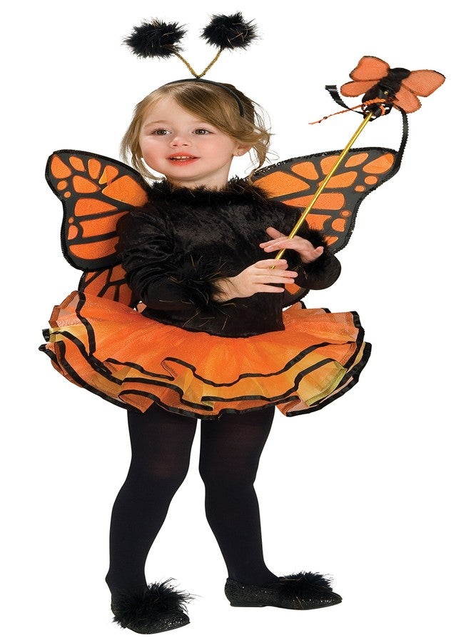 Rubies Orange Butterfly Costume for Toddlers, Girl's Toddler - Image 1