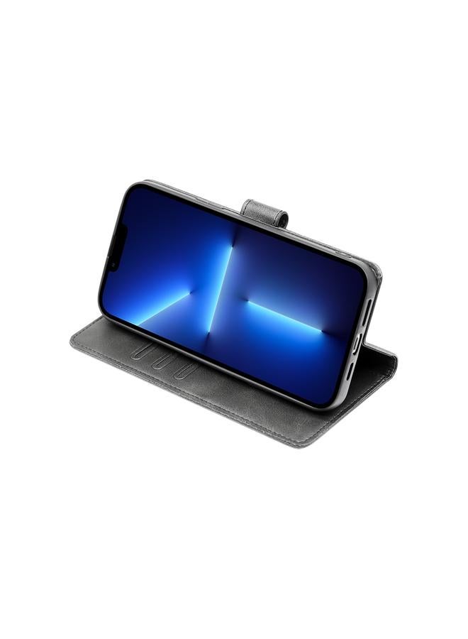 S-TOP Case For OPPO A2 Pro 5G Calf Texture Buckle Flip Leather Phone Case - Image 4