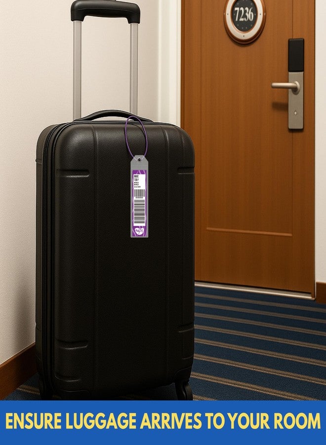 إيه أس في بي شوب حوامل بطاقات الأمتعة لسفن رحلات دي سي إل البحرية - عبوة من 8 قطع، تناسب سفن دريم، فانتازي، ماجيك، وندر، ويش، تريجر، وأدفنتشر - إكسسوارات سفر متينة لرحلات 2025 و2026 - Image 4