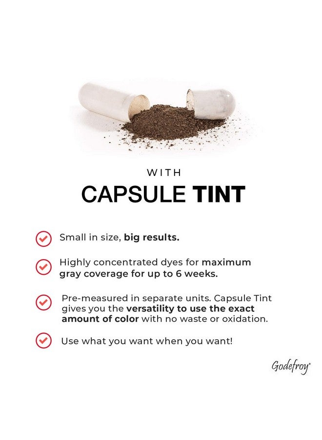 Godefroy Professional Root Touch Up Hair Coloring Kit Medium Brown 4 Applications - Image 3