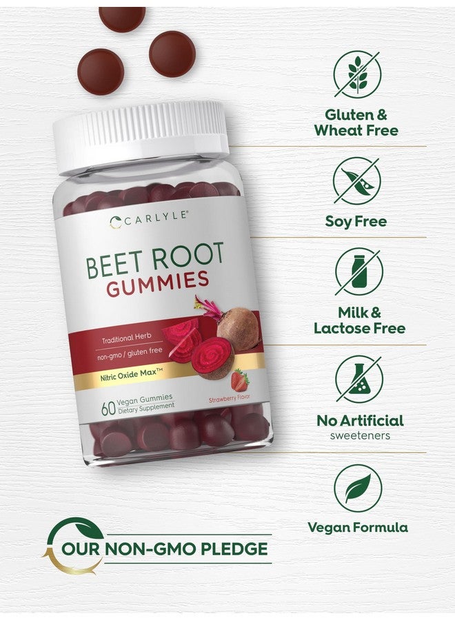 حلوى كارلايل بنكهة جذر الشمندر | 60 قطعة | مكمل غذائي نباتي بنكهة الفراولة قابل للمضغ | غير معدل وراثيًا، خالٍ من الغلوتين - Image 5