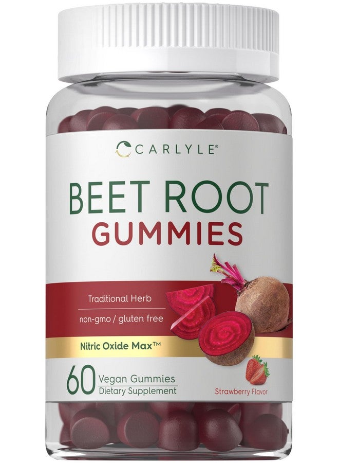 حلوى كارلايل بنكهة جذر الشمندر | 60 قطعة | مكمل غذائي نباتي بنكهة الفراولة قابل للمضغ | غير معدل وراثيًا، خالٍ من الغلوتين - Image 1