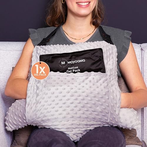 MOYOAMA 2 Pcs Hysterectomy Pillow Set - Incl 1 Gel Pack for Soothing Relief - Hysterectomy Recovery Must Haves After C Section,Post Surgery Pillow,Abdominal Surgery Recovery Pillow,Hysterectomy Gifts - Image 1