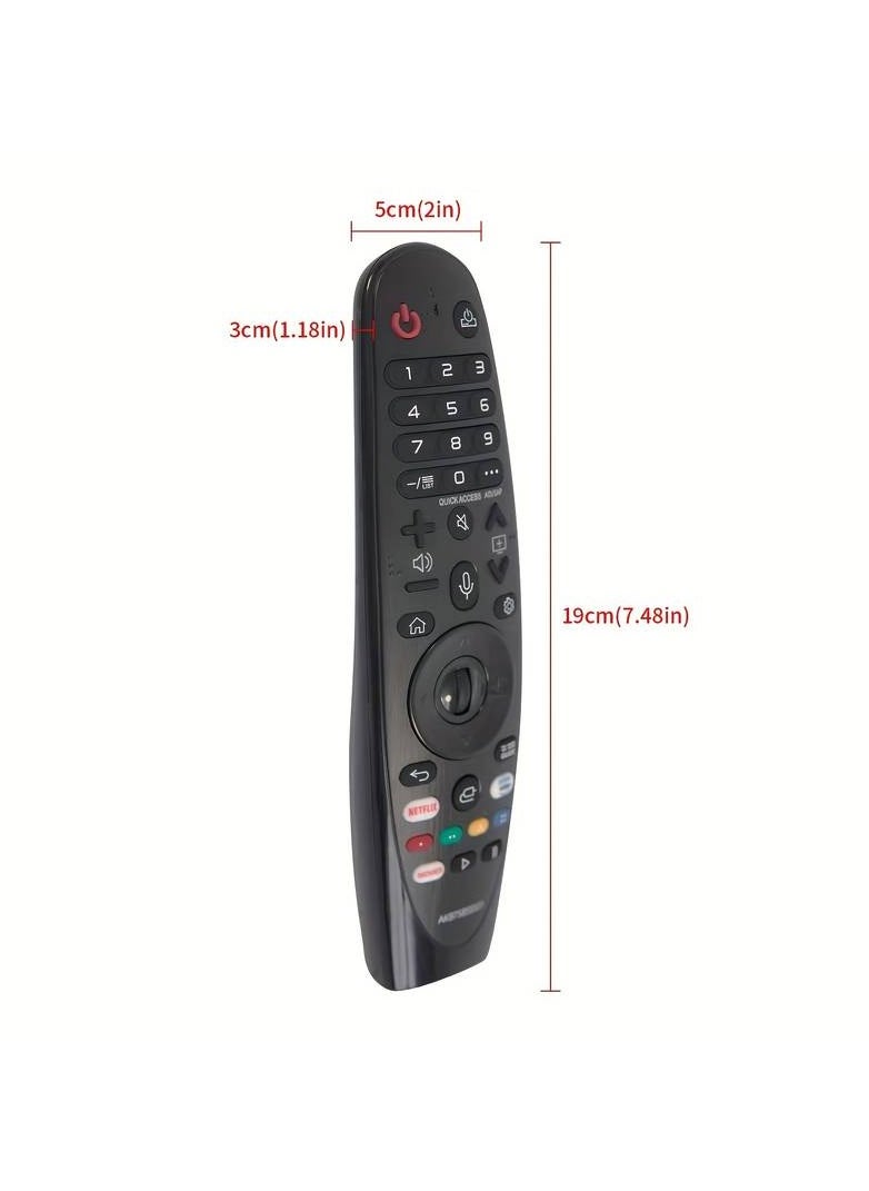 AKB75855501 بديل جهاز التحكم عن بعد للتلفزيون الذكي LG جهاز التحكم عن بعد بالأشعة تحت الحمراء مناسب للعديد من موديلات التلفزيون الذكية LG