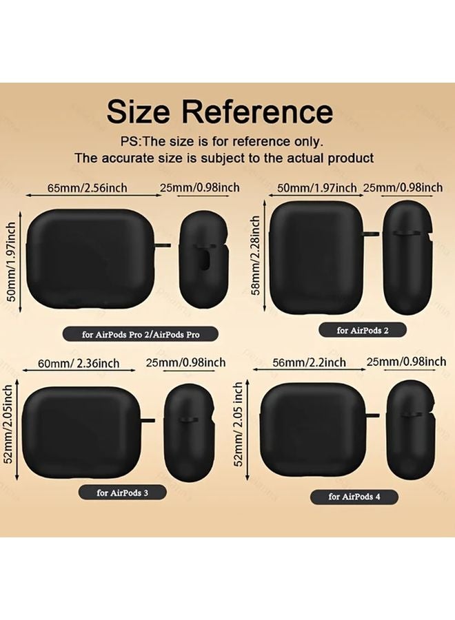 White Soft Silicone Protective Case With Cleaning Kit For AirPods 1 2 - Image 3