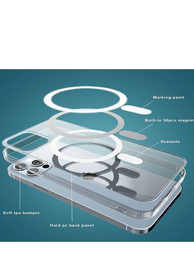 Generic - MagSafe Clear Transparent Protective Case Cover For Apple iPhone 13 - Image 1