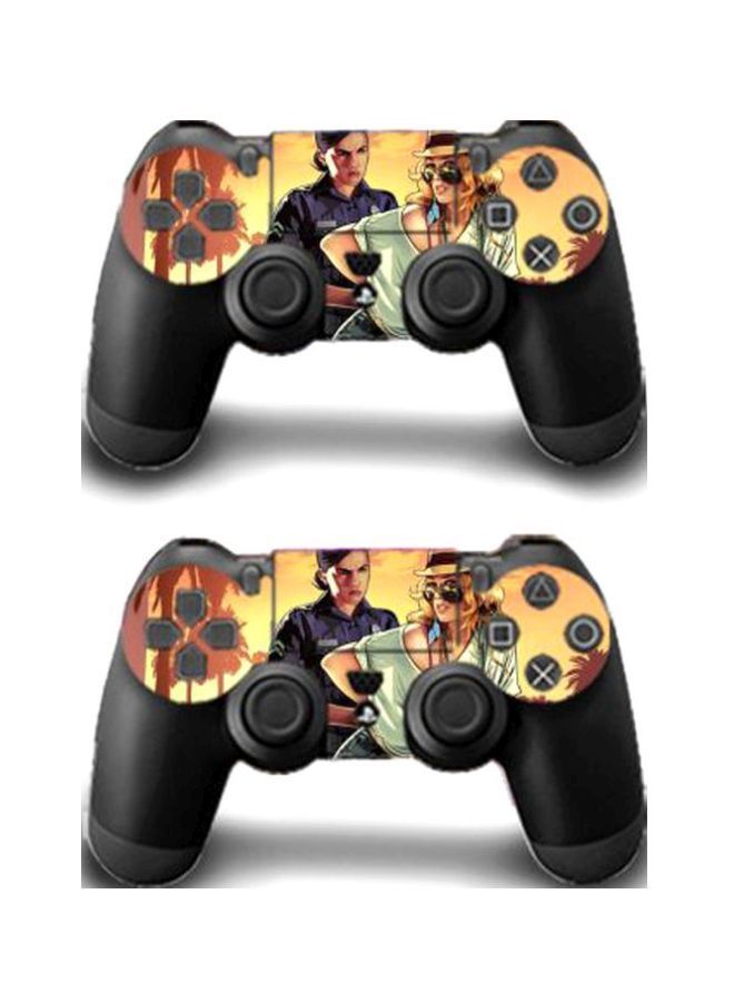 NIBEMINENT 3-Piece Chartoon Themed Console With Controller Sticker Set For PS4 PRO - Image 4