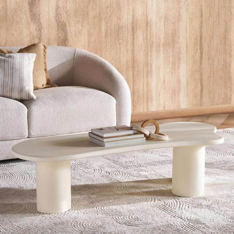 Pan Home Yola Coffee Table - Off White - Image 1