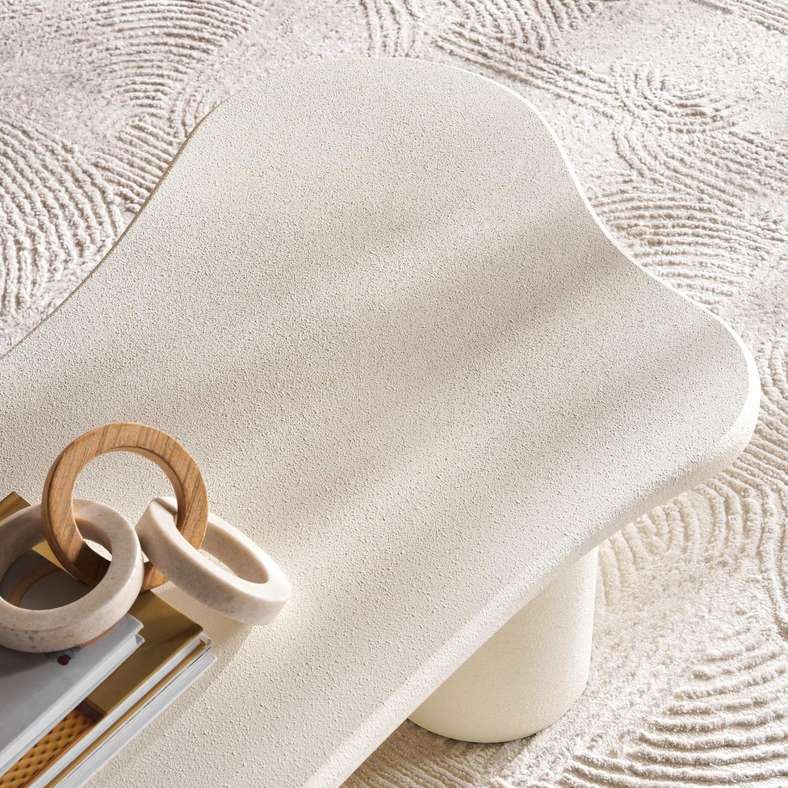 Pan Home Yola Coffee Table - Off White - Image 3