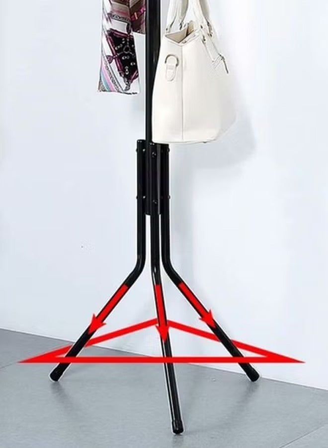Falpro Metal Cloth Rack Clothes And Coat Hanger Rack Garments Rack Elegant White Free Standing Cloth Rack Black 172x43cm Black 172x43cm - Image 2