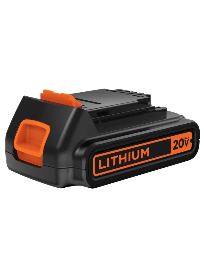 BLACK+DECKER Black   Decker 1.5Ah 20V Li Battery - Black  - Image 1