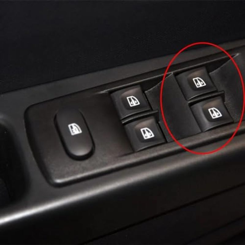 Electric Window Switch 5 Cm X 4 Cm X 6 Cm Black Precise Fit For Dacia Duster 2010-2021 - Durable Abs Metal Construction Window Regulator Switch For Clio 4 Iv Captur Zoe - Image 2