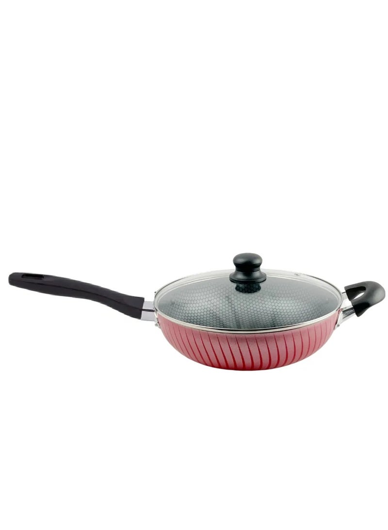 Baroly Deep frying pan with lid non-stick available in several sizes - Image 4
