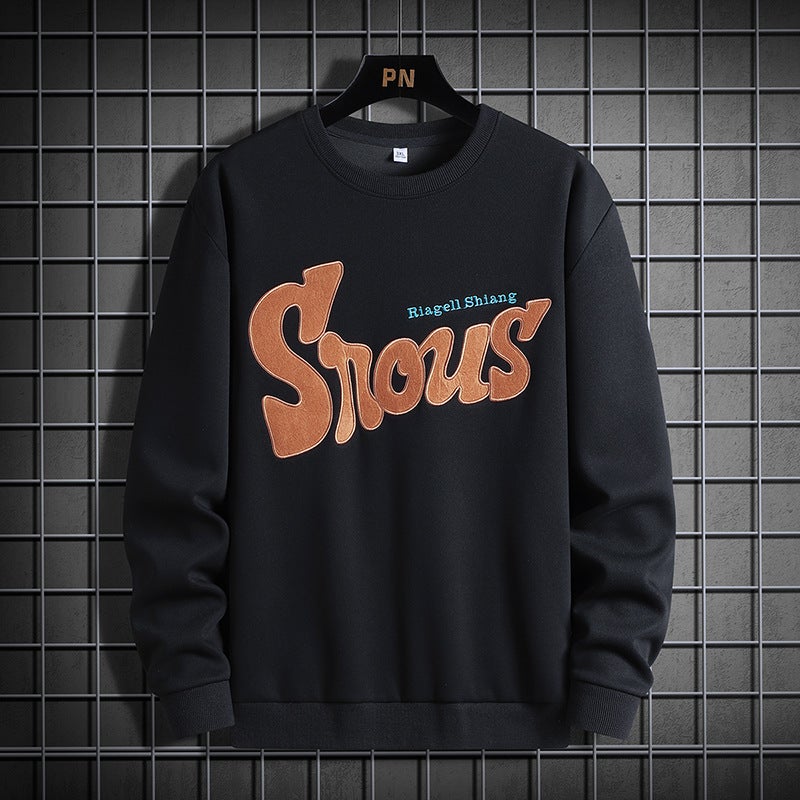 Hooded Sweatshirt Trendy Brand Men'S Style Plus Size Casual Loose Couple Outfit Men'S Autumn Jacket - Image 1