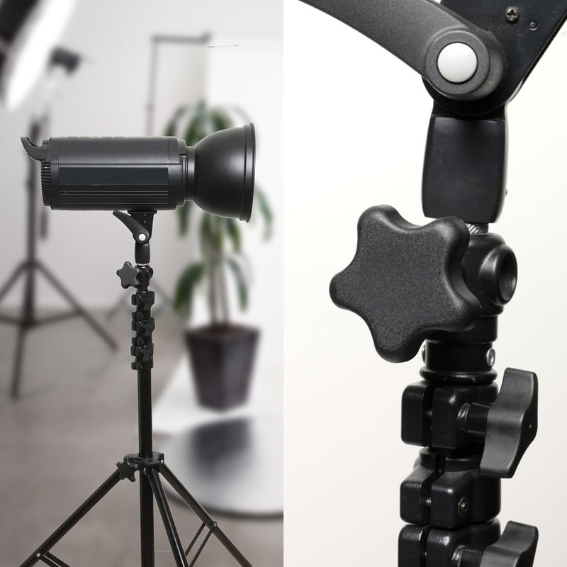 POWERTEC 5 Pack 1/4"-20 5 Star Knobs with 2" Threaded Stud, Thumb Screw Knobs with bolts for Lawn Mower, Umbrella Base, Woodworking Tools & Jigs, Clamps (QNB3010) - Image 4