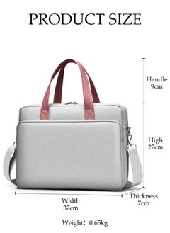 DUNISO 14 Inch Laptop Bag Lightweight Computer Bag Travel Business Briefcase Water Resistance Shoulder Messenger Bag Crossbody Bag for Men and Women Work Office  - Image 4