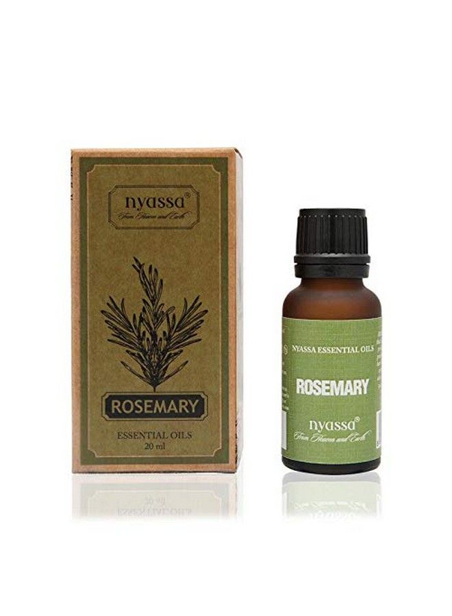 Nyassa Rosemary Essential Oil 20Ml. Pure And Natural With No Parabens Silicons Petroleum. Use With A Carrier Oil. For Healthy Hair.& Acne Prone Skin Too.  - Image 1