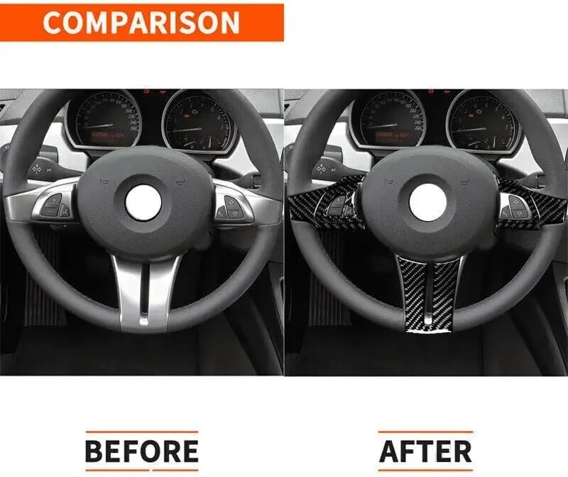 Wivplex Carbon Fiber Steering Wheel Cover for BMW Z4 E85 - Image 5