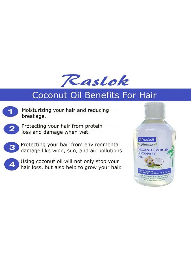 | 100% Pure Coconut Oil | For All Hair Textures & Skin Types | Ultra Skin Moisturizer & Promotes Healthy Hair Growth | | Free Of Parabens, Silicones, Sulfates | 250Ml