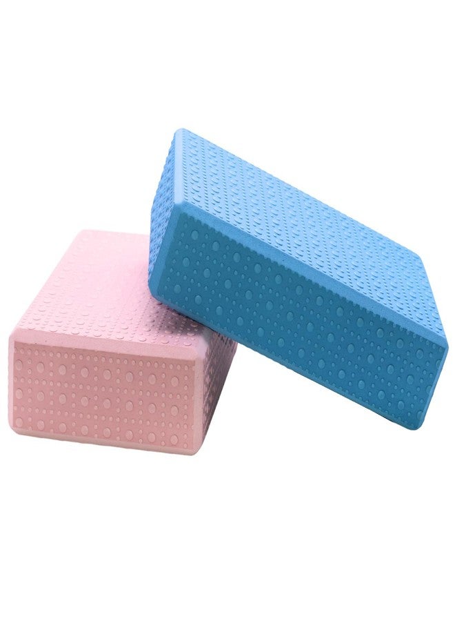 PUSHKH High Density EVA Foam Yoga Blocks Lightweight Non-Slip Surface Yoga Bricks for Improved Strength & Flexibility Stretching Exercise Balance Workout Fitness & Gym Blocks, Set of 2 - Image 5