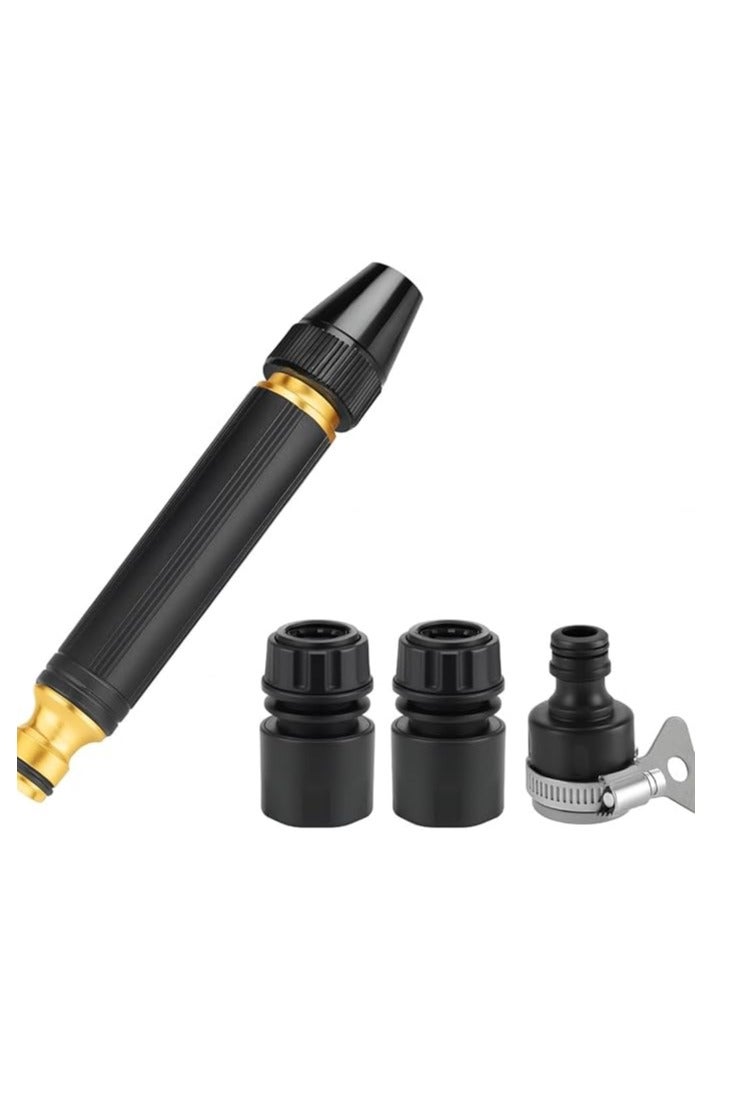 Fixer Fixer High-Pressure Garden Hose Nozzle – Durable Metal Water Sprayer with 3 Adjustable Spray Patterns – for Car Wash, Pet Cleaning, Garden Watering, Lawn & Outdoor Use  - Image 1