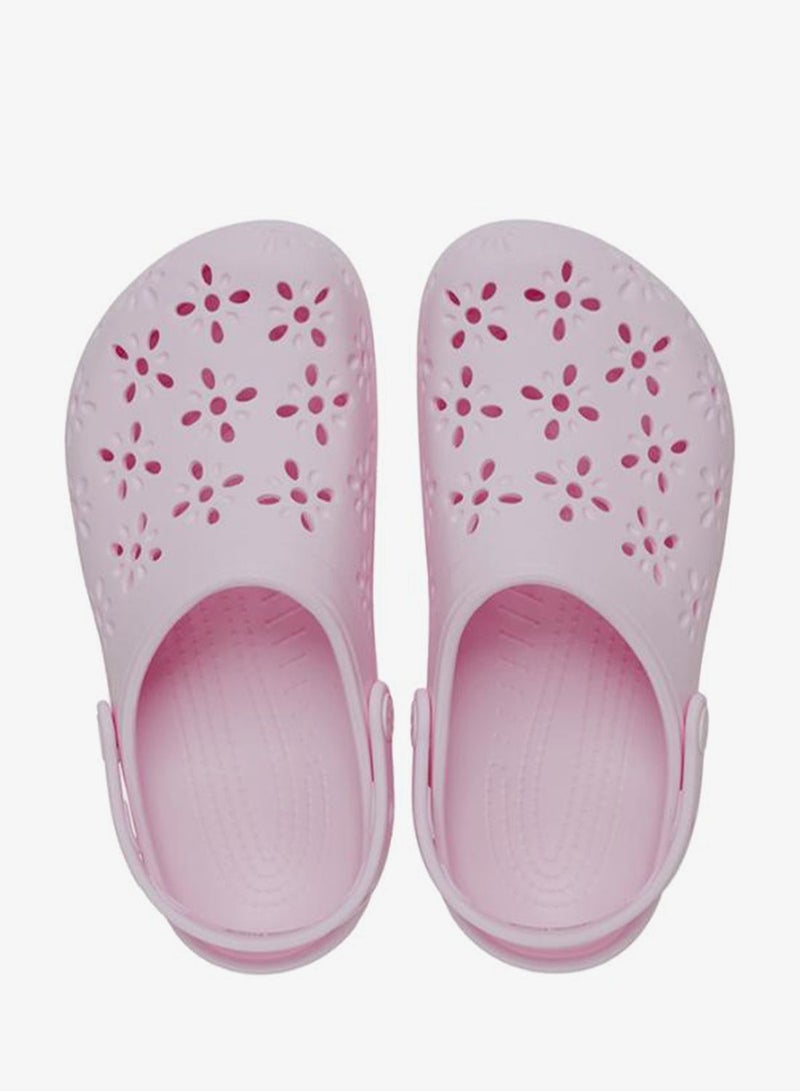 crocs Classic Floral Cut Out Clog Sandals - Image 5