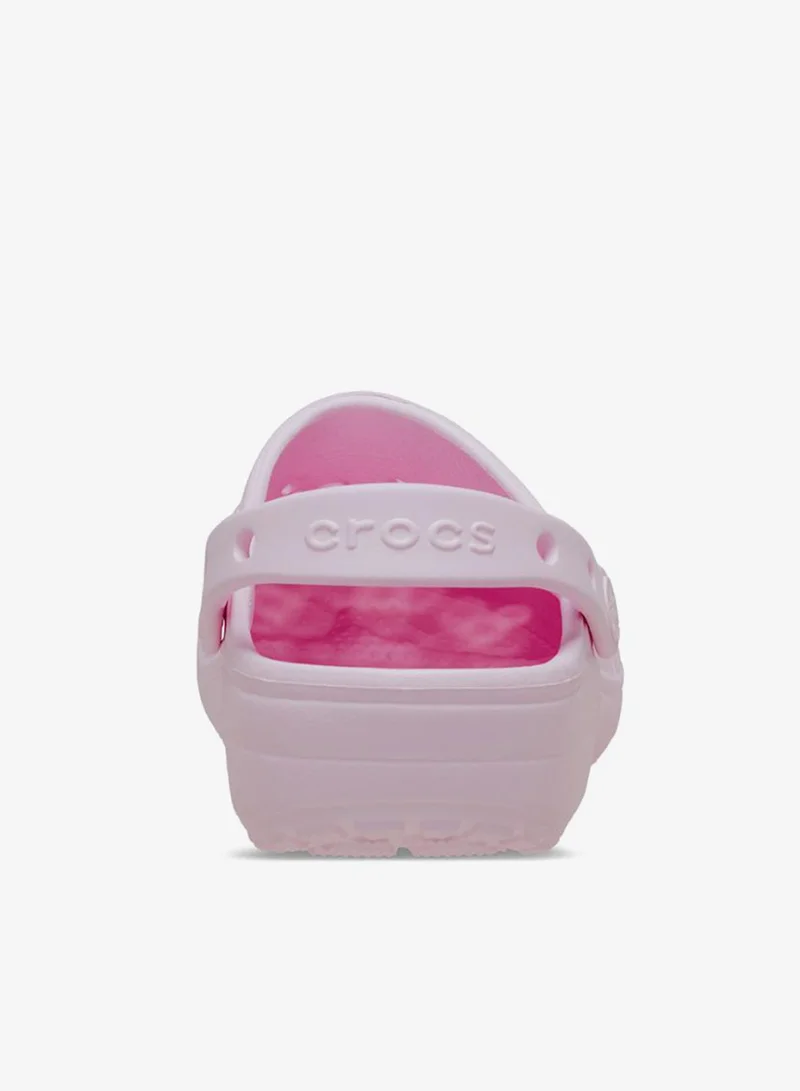 crocs Pink Milk Classic Floral Cut Out Clog Sandals for Women | Best Price UAE