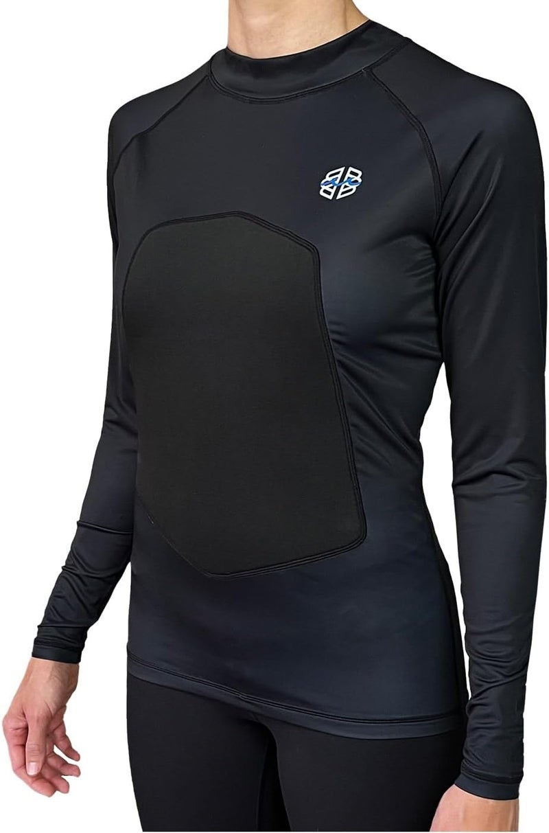 Ribby SPF 50+ Padded Rash Guard for Surfing, Boogie, Scuba - Image 3
