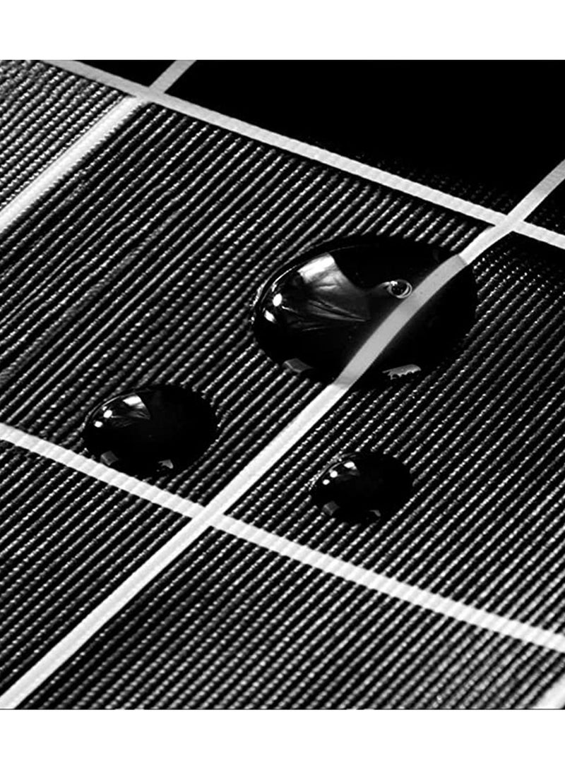 KASTWAVE Checkered Vinyl Rectangle Tablecloth 100% Waterproof Oil Proof PVC Square Table Cloth, Tablecloth Stain Resistant Wipeable Duty Table Covers for Restaurants Picnic Party Table Dining - Image 5