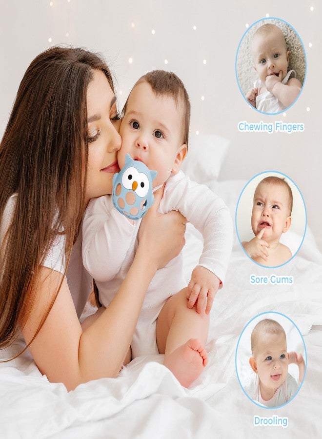 Venditer Baby Toys 0-3 Months, Rattle Toys Newborn 3-6 6-9 Months, Montessori Baby Toys 0-6 Months Baby Games Montessori 1 Year Sensory Games for Babies (Blue) - Image 4