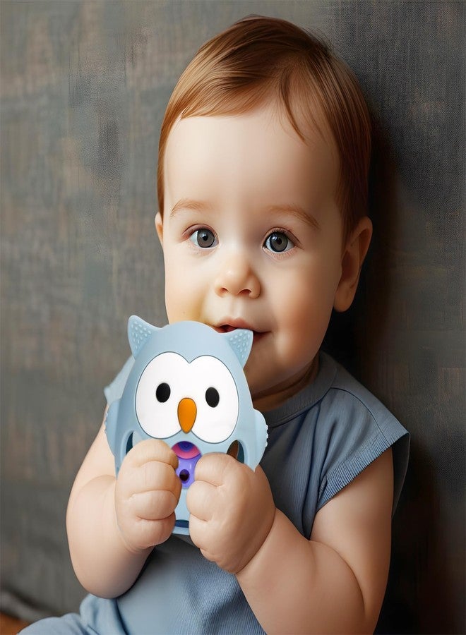 Venditer Baby Toys 0-3 Months, Rattle Toys Newborn 3-6 6-9 Months, Montessori Baby Toys 0-6 Months Baby Games Montessori 1 Year Sensory Games for Babies (Blue) - Image 5